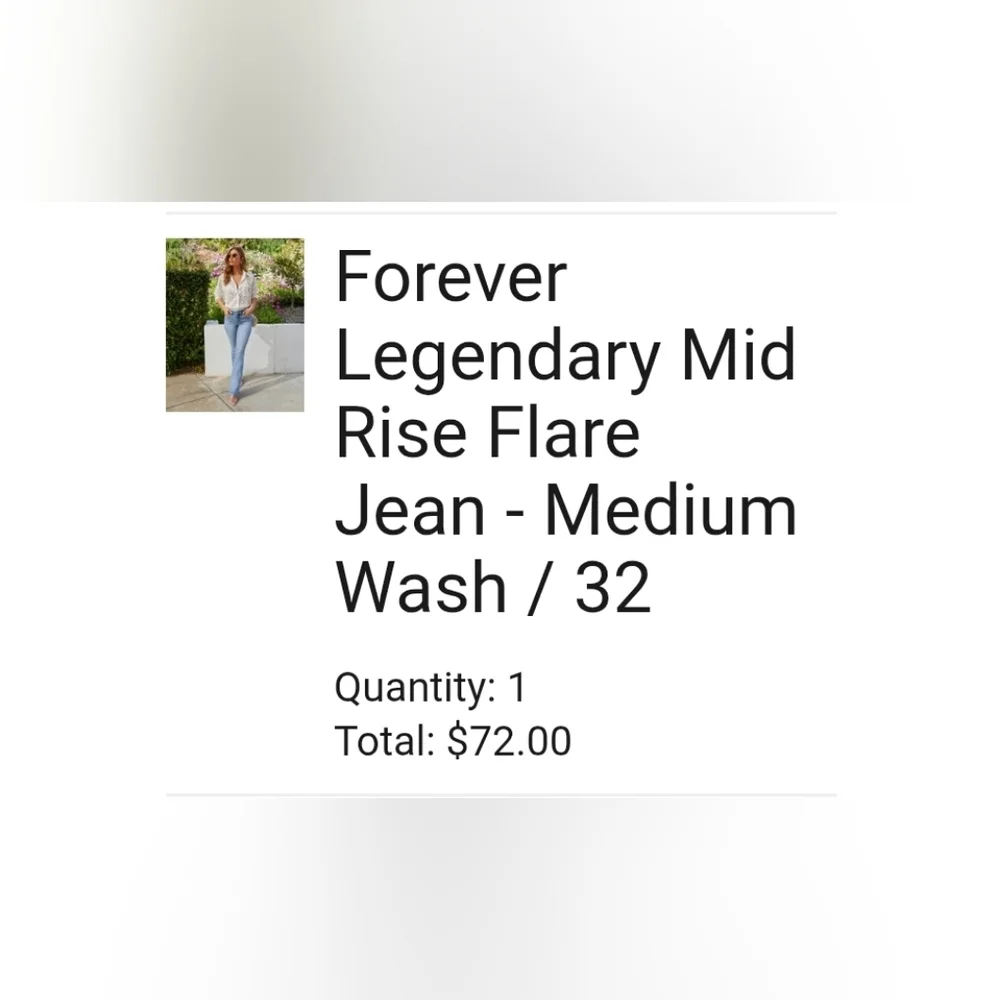 NWT Vici Forver Legendary Mid Rise Flare Women's Jeans - Picture 2 of 16